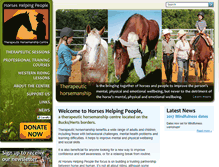 Tablet Screenshot of horseshelpingpeople.co.uk